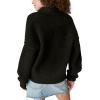 Lucky Brand Women’s Women’s Toggle Front Cardigan(Black)