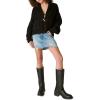 Lucky Brand Women’s Women’s Toggle Front Cardigan(Black)