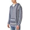 Lucky Brand Men’s Loop Terry Vertical Stripe Baja Hoodie(Multi)