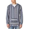 Lucky Brand Men’s Loop Terry Vertical Stripe Baja Hoodie(Multi)
