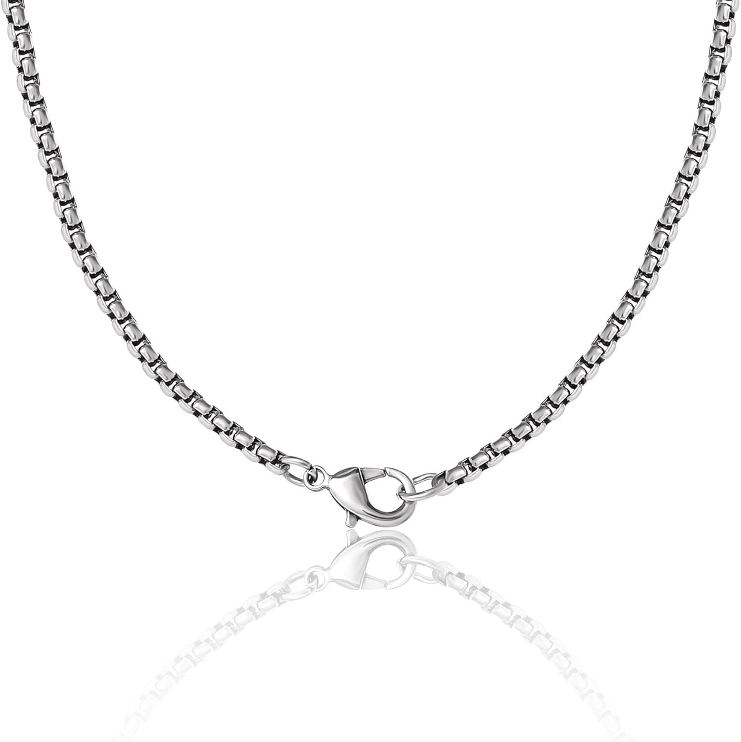 image:imageLucky Brand Cross Necklace for Men 22 Logo Cross Pendant Chain Necklace