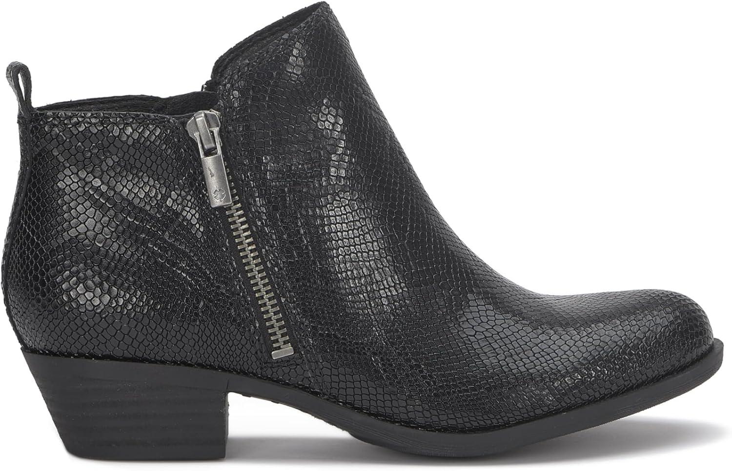 image:imageLucky Brand Womens Basel Ankle BootiesBlack Perforated