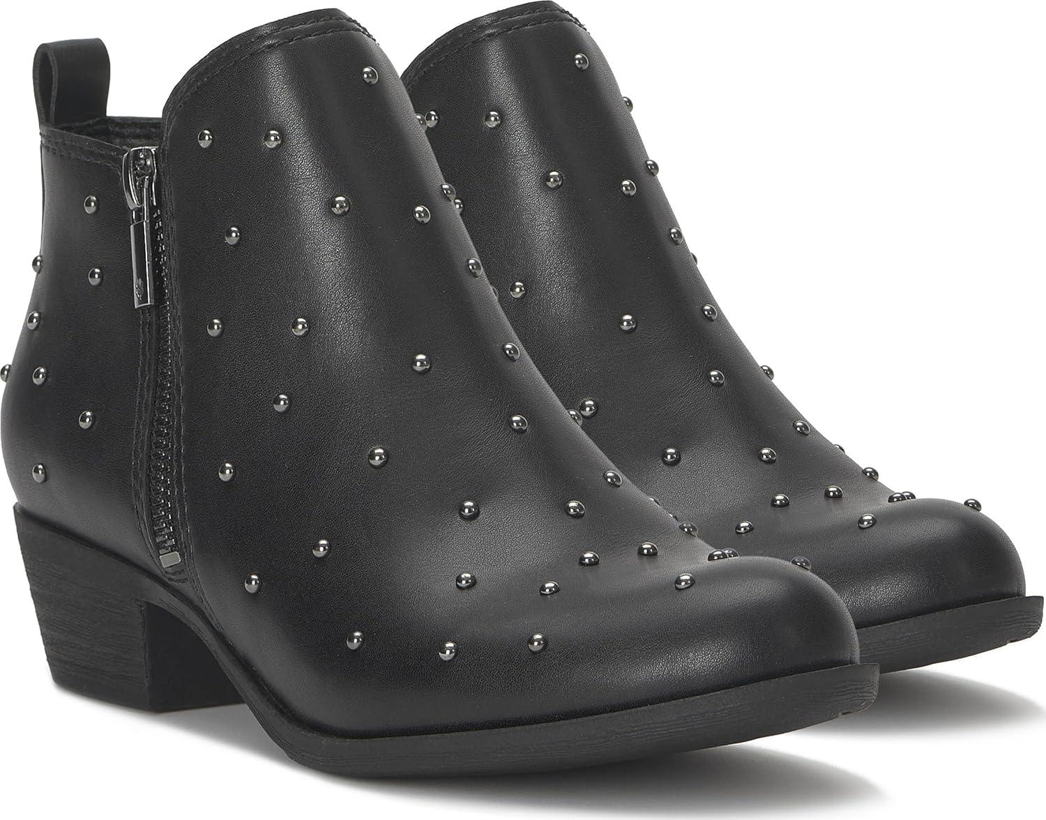image:imageLucky Brand Womens Basel Ankle BootiesBlack Studded