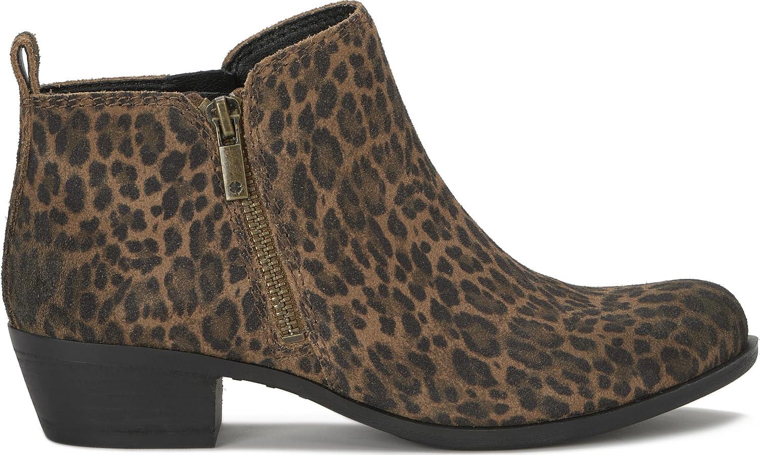 image:imageLucky Brand Womens Basel Ankle BootiesNatural Leopard