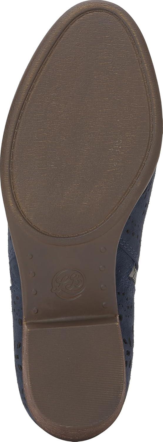 image:imageLucky Brand Womens Basel Ankle BootiesNavy Blazer Suede