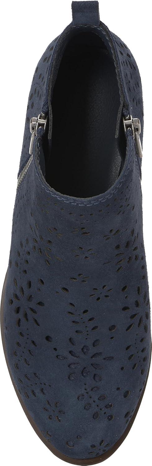 image:imageLucky Brand Womens Basel Ankle BootiesNavy Blazer Suede
