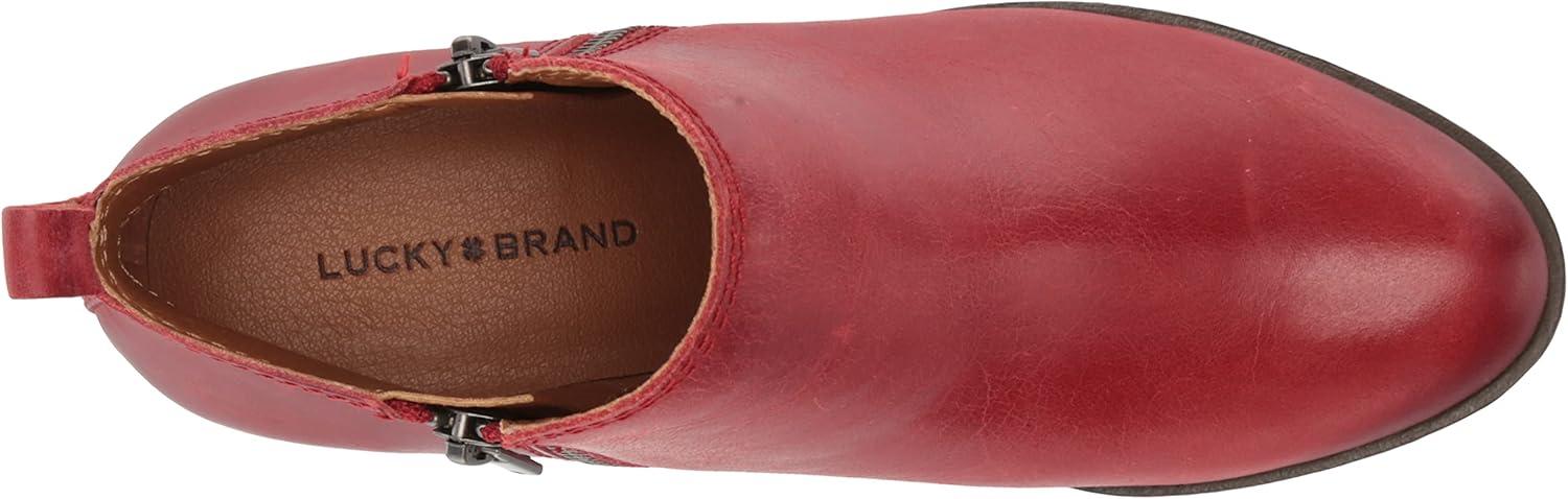 image:imageLucky Brand Womens Basel Ankle BootiesRed Dahlia