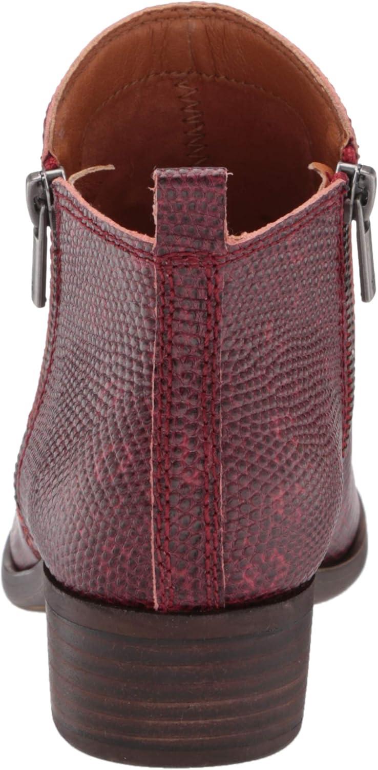 image:imageLucky Brand Womens Basel Ankle BootiesRio Red
