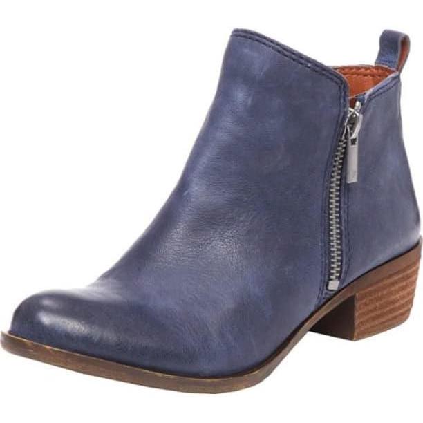 image:imageLucky Brand Womens Basel Ankle BootiesIndigo I