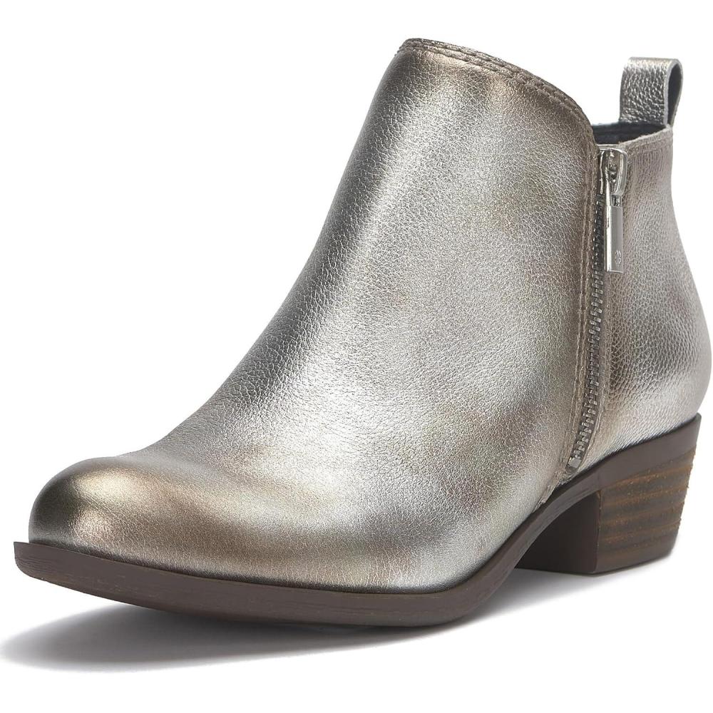 image:imageLucky Brand Womens Basel Ankle BootiesSilver