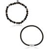 Lucky Brand Bracelet Set for Men 2 Pieces, 8.5″ Braided and Stretch Beaded Bracelets, Gifts for Him