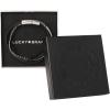 Lucky Brand Mens Stainless Steel Chain, Black Band, and Black Bead Bracelet 8.5″ 3-Row Bracelet for Men