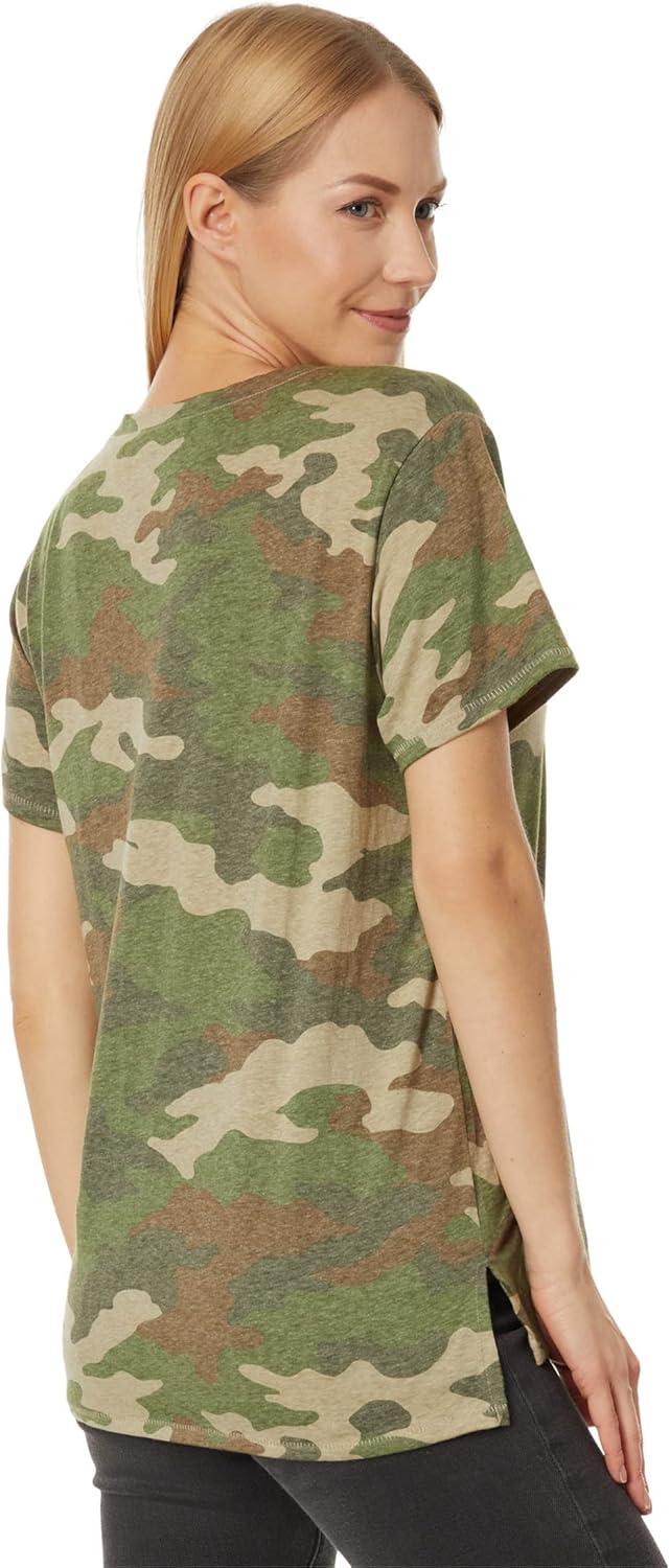 image:imageLucky Brand Womens Classic VNeck TeeGreen Camo