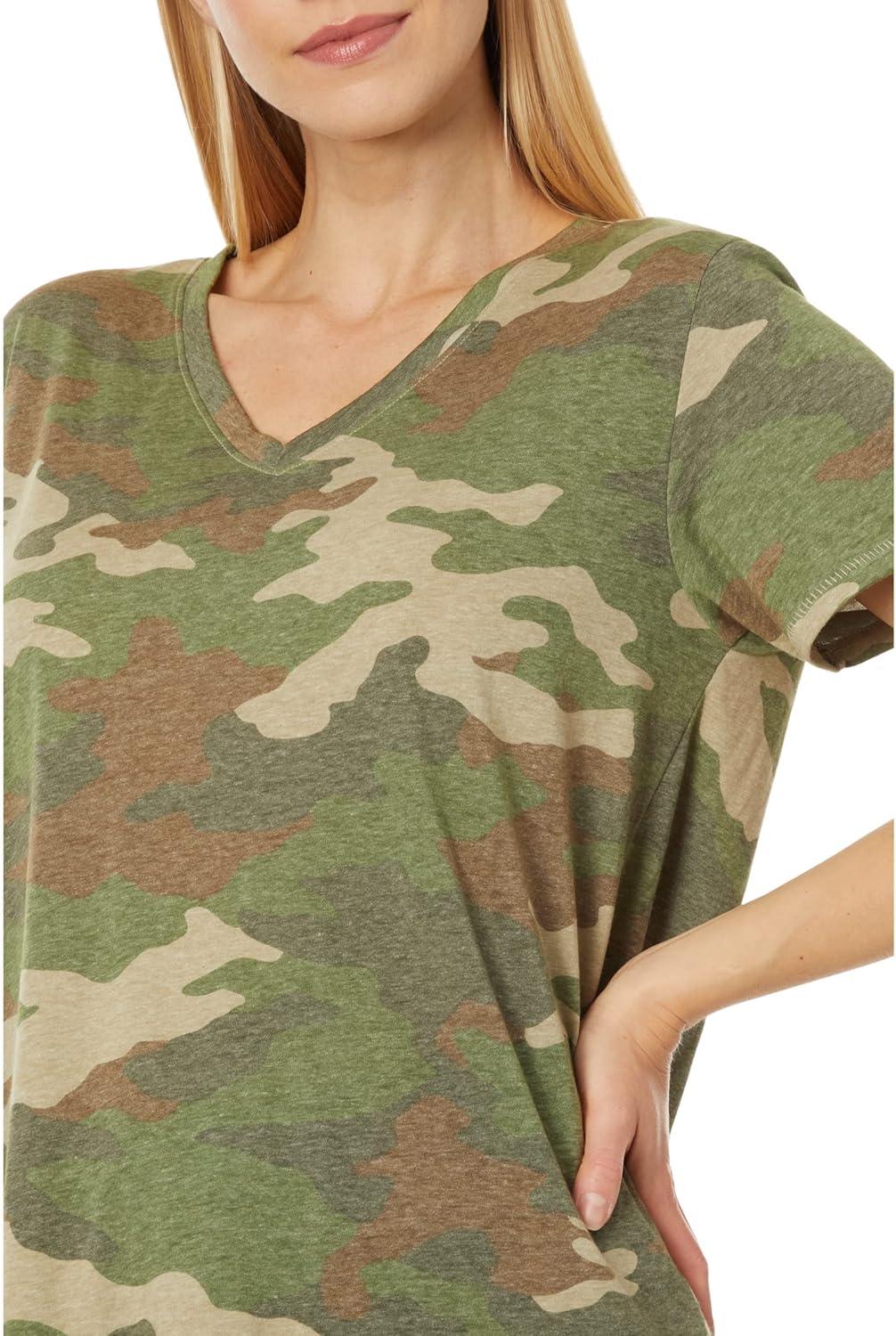 image:imageLucky Brand Womens Classic VNeck TeeGreen Camo