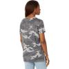 Lucky Brand Womens Classic V-Neck Tee(Black Camouflage)