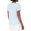 Lucky Brand Womens Classic V-Neck Tee(Blue Bell)