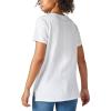 Lucky Brand Womens Classic V-Neck Tee(Bright White)