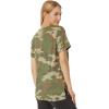 Lucky Brand Womens Classic V-Neck Tee(Green Camo)
