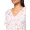 Lucky Brand Womens Classic V-Neck Tee(Pink Multi)