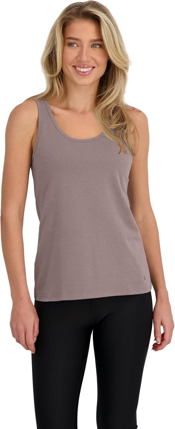 image:imageLucky Brand Womens Tank Top 4 Pack Stretch Cotton Scoop Neck Sleeveless TShirt Camiseta sin Mangas para MujerGreen PackBlackSphinxDark CharcoalKelly Green
