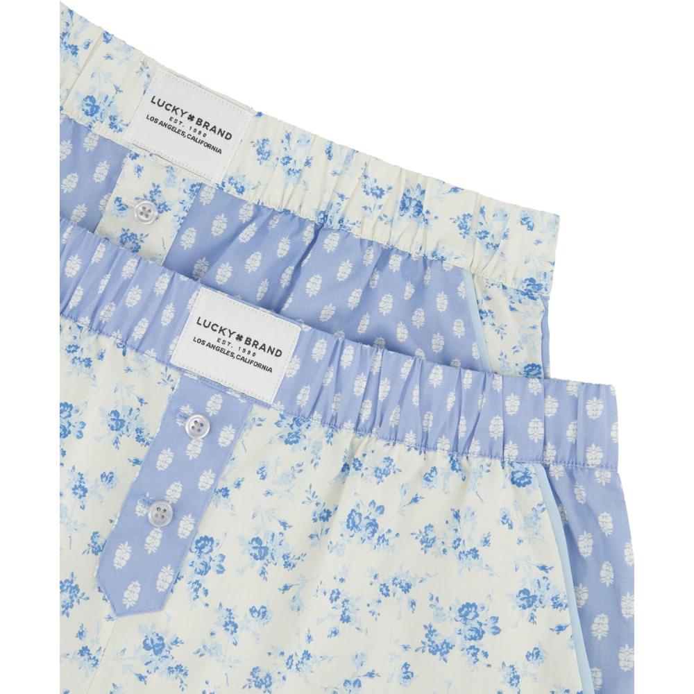 image:imageLucky Brand Womens Pajama Bottoms  UltraSoft 2 Pack Sleep and Lounge Sweat Shorts Cortos de Pijama para MujerBlock FlorAiry Bouquet