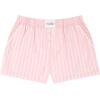 Lucky Brand Women’s Pajama Bottoms – Ultra-Soft 2 Pack Sleep and Lounge Sweat Shorts, Cortos de Pijama para Mujer(Double Stripe/Flower Child Ditz)