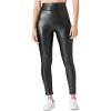 Lucky Brand Womens Vegan Leather Legging(Jet Black)