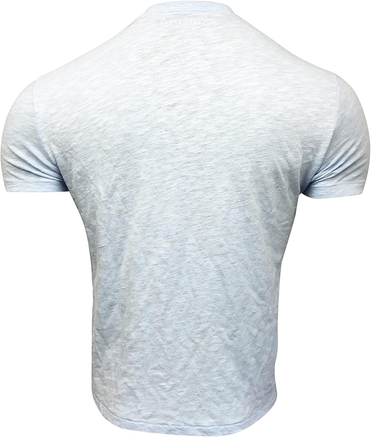 image:imageLucky Brand Mens Short Sleeve Linen Henley ShirtBlue Bell