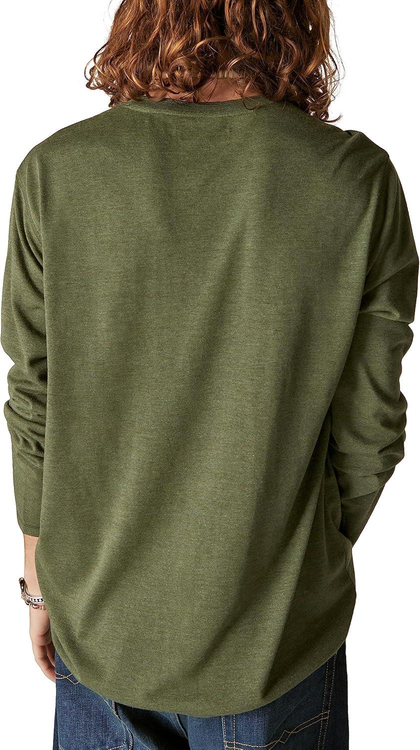 image:imageLucky Brand Mens Tencel Jersey Long Sleeve Henley310 Olive
