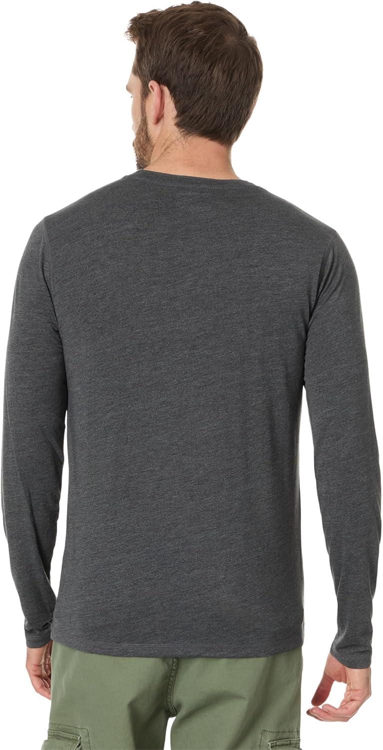 image:imageLucky Brand Mens Tencel Jersey Long Sleeve HenleyCharcoal Heather