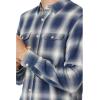 Lucky Brand Men’s Buffalo Plaid Knit Shirt(Indigo Plaid)