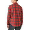 Lucky Brand Men’s Buffalo Plaid Knit Shirt(Red Multi)