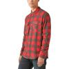 Lucky Brand Men’s Buffalo Plaid Knit Shirt(Red Multi)