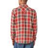 Lucky Brand Men’s Indigo Plaid Western Long Sleeve Shirt(Red Plaid)