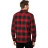 Lucky Brand Men’s Long Sleeve Plaid Workwear Cloud Soft Flannel Shirt(Red Plaid)