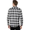 Lucky Brand Men’s Long Sleeve Plaid Workwear Cloud Soft Flannel Shirt(White/Black Plaid)
