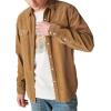 Lucky Brand Men’s Lucky Brand Men’s Corduroy Western Long Sleeve Shirt(Kangaroo)