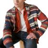 Lucky Brand Men’s Lucky Brand Men’s Corduroy Western Long Sleeve Shirt(Sequoia Brown)