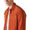 Lucky Brand Men’s Lucky Brand Men’s Corduroy Western Long Sleeve Shirt(Sequoia Brown)