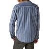 Lucky Brand Men’s Men’s Striped Long Sleeve Masa Western Shirt(Blue Stripe)