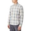 Lucky Brand Men’s Plaid Long Sleeve Shirt(Blue Plaid)