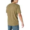 Lucky Brand Men’s Short Sleeve Linen Henley Shirt(Dark Olive)