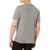 Lucky Brand Men’s Short Sleeve Linen Henley Shirt(Heather Grey)