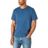 Lucky Brand Men’s Short Sleeve Pima Henley(Dark Denim)