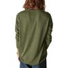 Lucky Brand Mens Tencel Jersey Long Sleeve Henley(310 Olive)