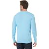 Lucky Brand Mens Tencel Jersey Long Sleeve Henley(Baltic Sea)