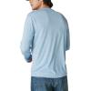 Lucky Brand Mens Tencel Jersey Long Sleeve Henley(Blue Bell)
