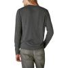 Lucky Brand Mens Tencel Jersey Long Sleeve Henley(Charcoal)