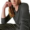 Lucky Brand Mens Tencel Jersey Long Sleeve Henley(Charcoal)