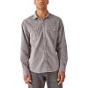 Lucky Brand Men’s Lucky Brand Men’s Corduroy Western Long Sleeve Shirt(Frost Gray)